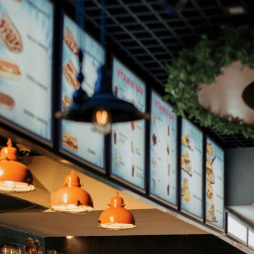Digital Restaurant Displays